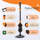 Lasten metallinilmaisin, hyvät metallinilmaisimet lapsille LCD-näytöllä ja vedenpitävällä hakukelalla, erittäin herkkä metallinilmaisin lapsille haravalla, lapiolla ja laukuilla aarteenetsintään