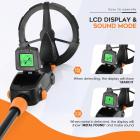 Lasten metallinilmaisin, hyvät metallinilmaisimet lapsille LCD-näytöllä ja vedenpitävällä hakukelalla, erittäin herkkä metallinilmaisin lapsille haravalla, lapiolla ja laukuilla aarteenetsintään