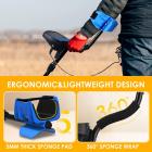 Metalldetektor för vuxna Professionell - Uppdaterad professionell gulddetektor för skattjakt, 10" sökspole 5 detekteringslägen IP68 vattentät, starkt minnesläge, hög noggrannhet, med hörlurar