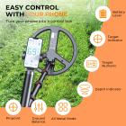 Vedenalainen metallinpaljastin puhelimen ohjauksella 9,5 tuuman kela 12 tuuman syvätunnistus Advanced Ground Balance