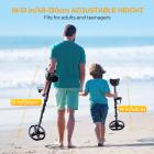 Metalldetektor för nybörjare Högre noggrannhet Pinpoint Vattentät