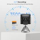 4G Cellular Sikkerhedskamera, 2K Dual Linse 6X Optisk Zoom, Magnetisk 360-Graders PIR Bevægelsesdetektion, 8m/26ft Infrarød Natvision, 90 Dages Standby, 2-Vegs Lyd, Kentfaith