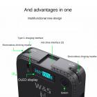 W-S6 solnedgangsprojeksjonslampe, LED 360 ° fullfargekamera-fylllys, 2000mAh oppladbart, magnetfestet RGB-videofylllys, romantisk projeksjonslampe egnet for fest og livsdekorasjon