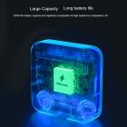 W-S6 solnedgangsprojeksjonslampe, LED 360 ° fullfargekamera-fylllys, 2000mAh oppladbart, magnetfestet RGB-videofylllys, romantisk projeksjonslampe egnet for fest og livsdekorasjon