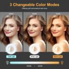 4" USB-virralla toimiva rengas, monitoiminen täyttövalo, jossa on klipsi ja jalusta videoneuvotteluvalaistussarja kannettaville tietokoneille, kaksivärisen lämpötilan säätö, suoratoistoon, videotallennukseen, meikkiin
