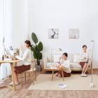 Mini luce ad anello LED da scrivania portatile, 3200-5500K con batteria da 1000 mAh per streaming live, trucco, YouTube, TikTok, luce ad anello LED dimmerabile per telefoni iPhone e Android