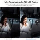 Videoneuvotteluvalosarja, Clip-on-valo kannettavalle tietokoneelle/PC:lle, 10 kirkkaustasoa ja 3 himmennettävää väriä, verkkokameran valo zoom-kokouksiin, suoratoisto, etätyö, etäopetus