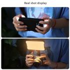 Kaksoisvärilämpöinen LED-kulmainen taskutäyttövalo, kannettava studiotäyttövalo, CRI90+, himmennettävä 2400K-6400K, 3100mAh ladattava akku, sopii YouTube-videoille, Vlogille tai TikTok-kuvaukseen