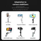 Estabilizador de dos colores fresco y cálido mini luz de relleno magnética portátil, adecuado para estabilizadores DJI, Zhiyun, Feiyu