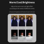 Estabilizador de dos colores fresco y cálido mini luz de relleno magnética portátil, adecuado para estabilizadores DJI, Zhiyun, Feiyu