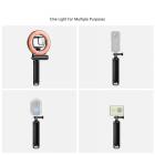 LED undervannslys, vanntett 40 m dykkerfyllingslys, IPX8 vanntett blitsringlys, 3 moduser, med 30 lysdioder, for GoPro Hero 6/5/4/3/3/2/1 SJCAM og andre actionkameraer