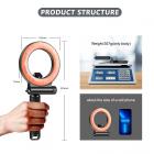 LED undervannslys, vanntett 40 m dykkerfyllingslys, IPX8 vanntett blitsringlys, 3 moduser, med 30 lysdioder, for GoPro Hero 6/5/4/3/3/2/1 SJCAM og andre actionkameraer