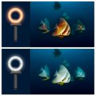 LED undervannslys, vanntett 40 m dykkerfyllingslys, IPX8 vanntett blitsringlys, 3 moduser, med 30 lysdioder, for GoPro Hero 6/5/4/3/3/2/1 SJCAM og andre actionkameraer