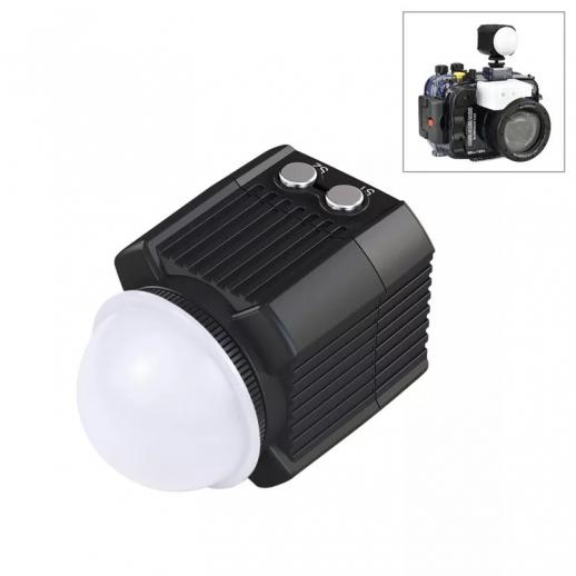 Luce di riempimento subacquea per fotografia subacquea a LED, impermeabile IP8X, luce di riempimento a LED per fotocamera subacquea 60M, luce di riempimento per fotocamera a luce bianca rossa blu