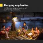 M3 Solar LED Camping Light, 1200 LM ja 3 värilämpötilaa ladattava monitoiminen LED-valo, kannettava retkeilytyövalo, telttavalo vaellukseen, retkeilyyn, kotiin, sähkökatkoihin, hätätilanteisiin, hurrikaaneihin ja tilapäiseen virtalähteeseen