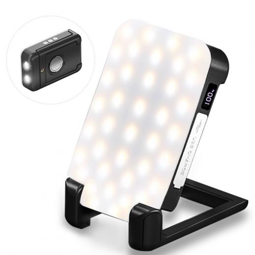 Luz de camping LED recargable H10, luz de camping portátil con modo antorcha, luz de advertencia de emergencia, luz de carpa para senderismo, camping, hogar, cortes de energía, emergencias, huracanes y energía temporal