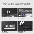 Luz de camping LED recargable H10, luz de camping portátil con modo antorcha, luz de advertencia de emergencia, luz de carpa para senderismo, camping, hogar, cortes de energía, emergencias, huracanes y energía temporal