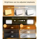 H11 3-in-1 monitoiminen retkeilyvalo, 3 värilämpötilaa, portaattomasti himmennettävä valokuvatäyttövalo jalustalla, 1200LM portaattomasti himmentävä, vedenpitävä LED-valo 10000mAH akulla, telttavalo retkeilyyn, retkeilyyn, kotiin, sähkökatkot, hätätilante