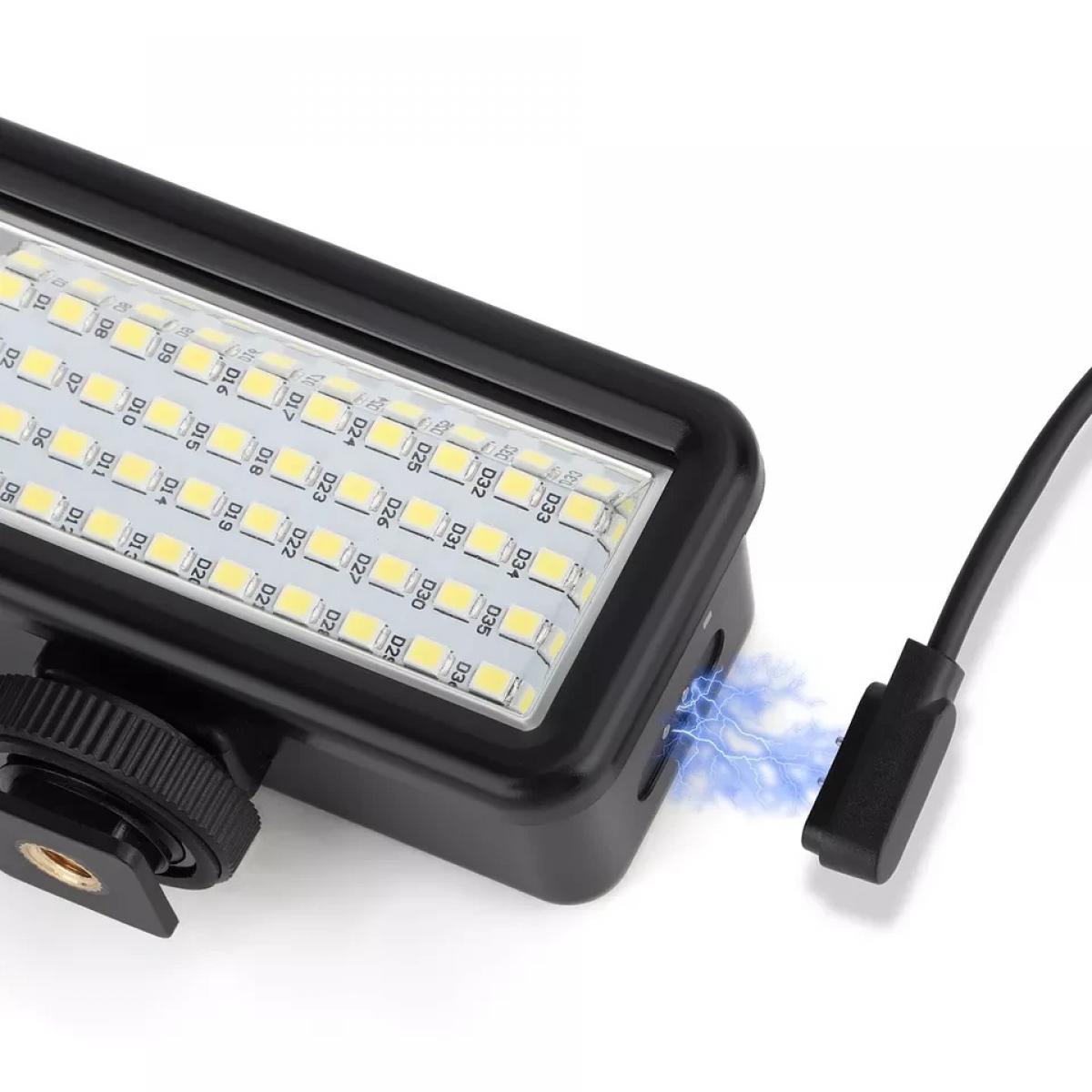 luce di riempimento della fotocamera vlog, luce di immersione gopro, mini luce di riempimento impermeabile a led, luce di riempimento della fotocamera sportiva