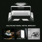 XZ-382 monitoiminen LED-ulkona retkeilyvalo, ladattava kannettava retkeilytelttavalo, leirin valaistus yövalo