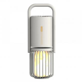 X18 Luce da campeggio per esterni, luce ambientale a fiamma audio Bluetooth multifunzionale a LED, batteria ricaricabile da 8000 mAh, luce da tenda portatile da campeggio con torcia abbagliante, effetto luce fiamma, può essere utilizzata come alimentazion