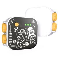 Mini lampada tascabile portatile a doppia temperatura di colore, CRI95+, temperatura di colore regolabile 3500-7500K, ricaricabile, magnetica, adatta per riprese con fotocamera da interni per luce di riempimento di video e foto.