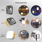 Przenośna mini kieszonkowa latarka dwukolorowa, CRI95+, regulowana temperatura barwowa 3500-7500 K, ładowalna, magnetyczna, odpowiednia do nagrywania kamerą w pomieszczeniach w celu oświetlenia wideo i zdjęć.