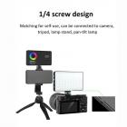 Portable power bank & RGB LED video light, 2500K-9000K adjustable color temperature, 24 light effects, CRI95+, built-in battery, suitable for camera and photography