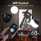 100W RGB LED videovalo 2700K-6500K valokuvaus valaistus Vlogging, Live Stream