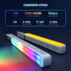 ZHIYUN 100W RGB Håndholdt LED Video Light Stick 2700K-6500K CRI 96 + TLCI 98 + med 6 lyseffekter