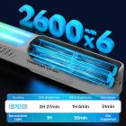 ZHIYUN 100W RGB Håndholdt LED Video Light Stick 2700K-6500K CRI 96 + TLCI 98 + med 6 lyseffekter