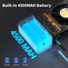 ZHIYUN CINEPEER CX100 100W LED video lys med indbygget 4500mAh batteri, bi-farve COB kontinuerlig udgang belysning 2700K-6500K til film / live streaming / video / studio fotografering