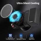 ZHIYUN CINEPEER CX100 100W LED video lys med indbygget 4500mAh batteri, bi-farve COB kontinuerlig udgang belysning 2700K-6500K til film / live streaming / video / studio fotografering