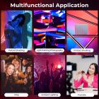 RGB Video Light LED med 360 ° Fuld Farve 2500K-900K til Kamera Vlogging Fotografi