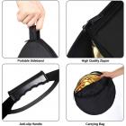 5 in 1 pyöreä heijastin 43 tuumaa / 110 cm kannettava taitettava heijastin / diffuusori kahvalla ja kantolaukulla, sopii valokuvausstudioon ja ulkovalaistukseen