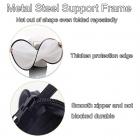 5 in 1 soikea valonheijastin 24 x 35 tuumaa (60 x 90 cm) kannettava kokoontaitettava valokuvausstudiokameran valoheijastimet / diffuusorisarja kantolaukulla