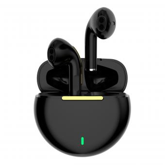 Pro8s Bluetooth-kuulokkeet Ture langattomat urheilukuulokkeet 24H sykliset playtime-kuulokkeet tyypin C latauskotelolla ja mikrofonilla, in-ear-stereokuulokkeet kuulokkeet musta