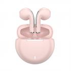 Pro8s Bluetooth-øretelefoner Ture Wireless Sports Headset 24H Cyclic Playtime-hovedtelefoner med Type C-opladningsetui og mikrofon, in-ear stereo-øretelefoner Headset Pink