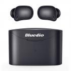 Langattomat Bluetooth 5.0 -nappikuulokkeet, Bluedio T Elf 2 True Wireless Headphones In-Ear -kuulokkeet latauskotelolla, Mini-autokuulokkeet sisäänrakennetulla mikrofonilla työhön/urheiluun, 6 tunnin soittoaika, LED-ilmaisin