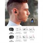 Langattomat Bluetooth 5.0 -nappikuulokkeet, Bluedio T Elf 2 True Wireless Headphones In-Ear -kuulokkeet latauskotelolla, Mini-autokuulokkeet sisäänrakennetulla mikrofonilla työhön/urheiluun, 6 tunnin soittoaika, LED-ilmaisin