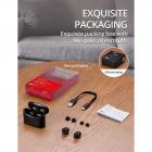 Langattomat Bluetooth 5.0 -nappikuulokkeet, Bluedio T Elf 2 True Wireless Headphones In-Ear -kuulokkeet latauskotelolla, Mini-autokuulokkeet sisäänrakennetulla mikrofonilla työhön/urheiluun, 6 tunnin soittoaika, LED-ilmaisin