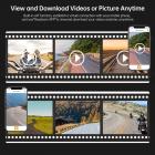 Casco de motocicleta auriculares de intercomunicación bluetooth, WiFi incorporado, con cámara 1080p, soporte para 6 jinetes 1000 m sistema de comunicación de intercomunicación