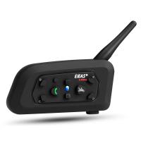 Auricolari Bluetooth Moto, supporto interfono 6-rider 800M, sistema di comunicazione casco Bluetooth 5.1, con chiamate vivavoce e funzioni di riduzione del rumore, adatto per lo sci motociclistico e l'arrampicata su roccia (1 confezione)