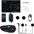 Moottoripyöräkypärä Bluetooth-sisäpuhelin, moottoripyörän Bluetooth 5.1 -kuuloke, stereoefekti ja nopea pariliitostoiminto, jolla kaksi kuljettajaa voi puhua 800M:n alueella (1 sarja)