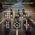 Interfono a rete Bluetooth del casco del motociclo, sistema di comunicazione del motociclo del gruppo mesh di 8 piloti, con FM e assistente vocale, può collegarsi alla maniglia EUC (non incluso) (1 set)