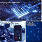 Interfono a rete Bluetooth del casco del motociclo, sistema di comunicazione del motociclo del gruppo mesh di 8 piloti, con FM e assistente vocale, può collegarsi alla maniglia EUC (non incluso) (1 set)