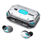 M41 Bluetooth 5.3 Todelliset langattomat kuulokkeet, ympäristön melua vaimentavat kuulokkeet, IPX7 vedenpitävä (hopea)