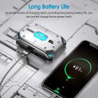 M41 Bluetooth 5.3 Todelliset langattomat kuulokkeet, ympäristön melua vaimentavat kuulokkeet, IPX7 vedenpitävä (hopea)