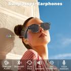 Óculos de sol Bluetooth com alto-falantes Lente Polarizada UV400 Proteção 6H Bateria