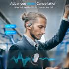 AI Translator Earphones Real Time 150 Languages & Accents Translation Headphones 4-in-1 Wireless Bluetooth Translator Earpieces 0.5S Speed 98% Accuracy Kentfaith
